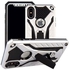 Protective Case Cover For Apple iPhone XS Max Silver/Black