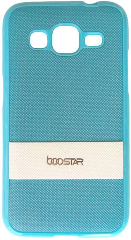Boo Star Back Cover for Samsung Galaxy Core Prime - Turquoise and White