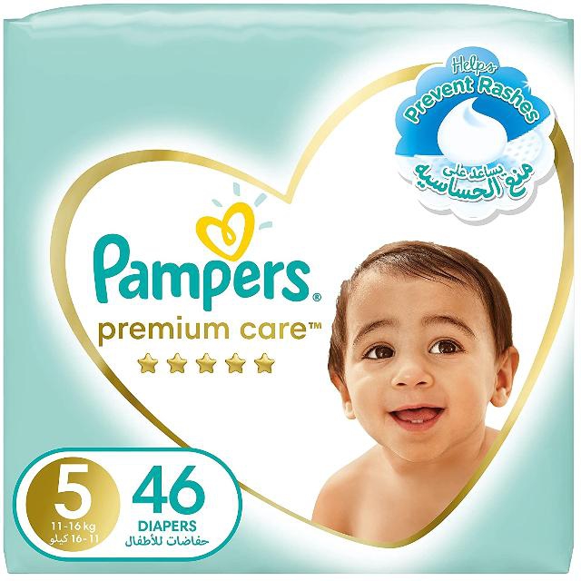 Pampers Premium Care Size 5 Mega Pack 46's