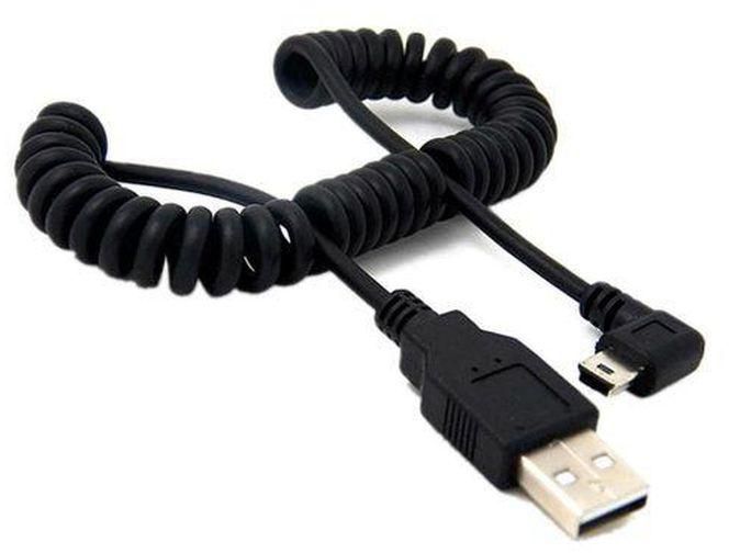1.2m MINI USB Cable Sync & Charge Lead Type A To 5 Pin B Black