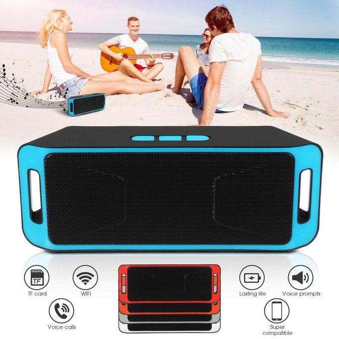 Tragbar Drahtlos Bluetooth V3.0 Lautsprecher USB Flash FM Radio Stereo Speaker