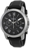 Fossil FS4812IE Grant Black Dial Black Leather Men's Watch
