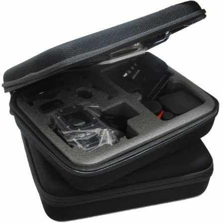 (Protective EVA Camera Storage Bag for GoPro HD Hero3 / Hero3 / 2 - Black)L