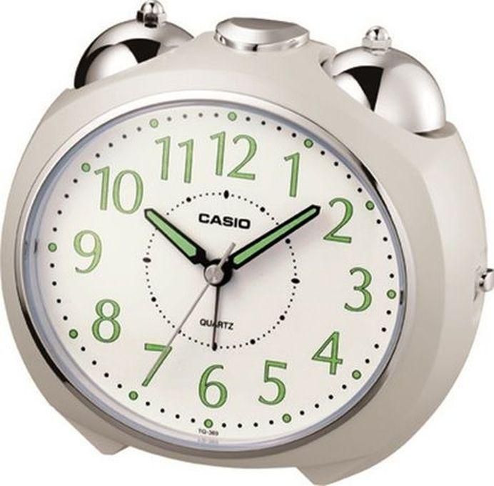 Casio TQ-369-7DF Alarm Clock -Silver