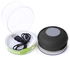 Portable Waterproof Bluetooth Speaker with Mic - Black-