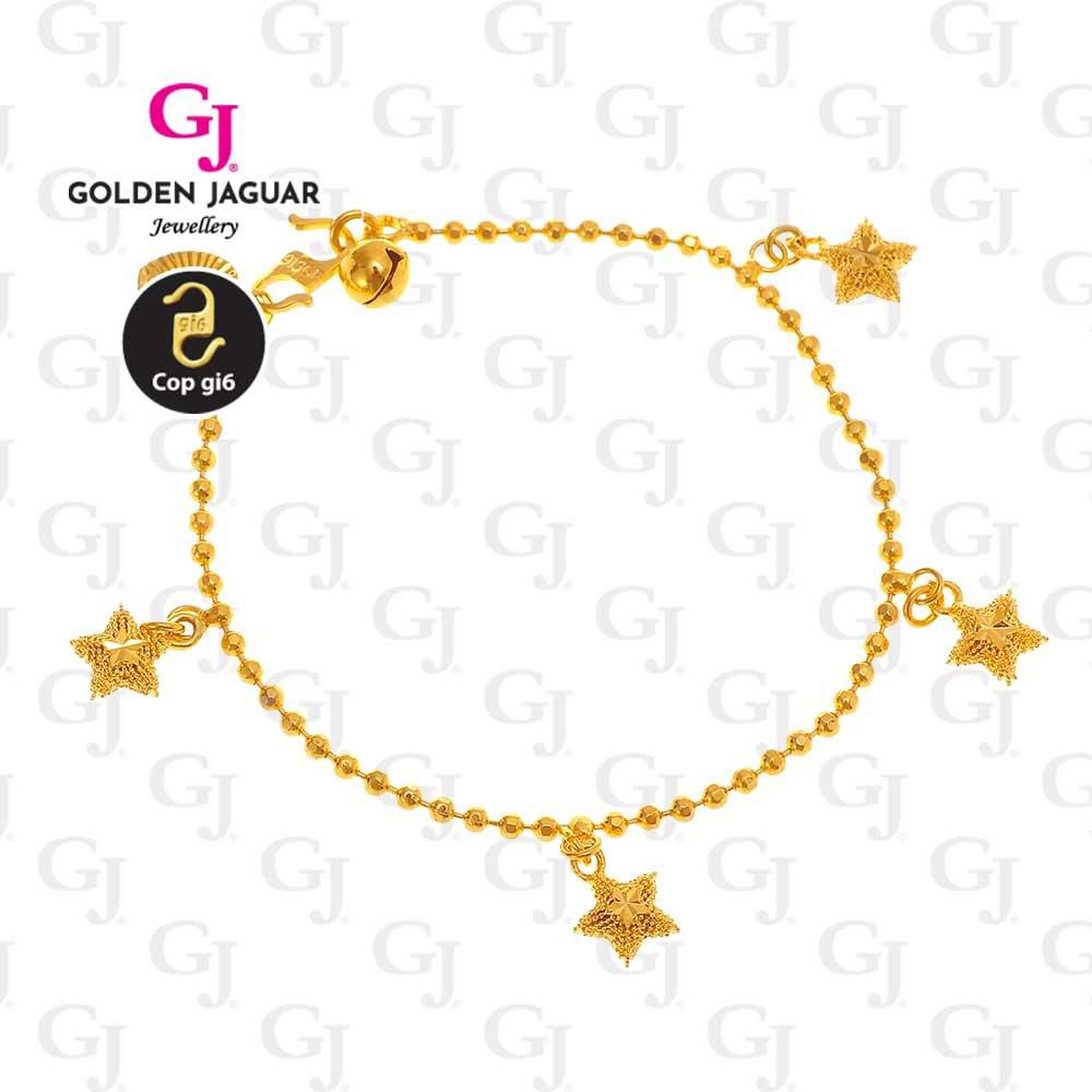 GJ Jewellery Emas Korea Bracelet - Star 2160305-0S