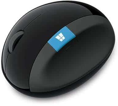 Get Microsoft L6V-00001 Sculpt Wireless Mouse - Black with best offers | Raneen.com