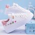 8-14 years old children's white shoes, girls' shoes, flat-bottomed Korean sports breathable single shoes, lightweight non-slip wear-resistant casual running shoes, sneakers (velcro