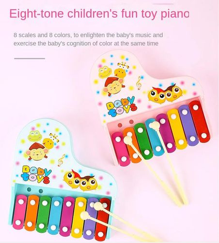 Wooden Xylophone Toy for Toddlers Boys and Girls Baby Gifts, Kids Glockenspiel Musical Instruments