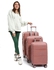 Crossland Cashmere 3 Pc. Set Of Inch Trolley Luggage,TSA Lock , Expandable Double Zipper