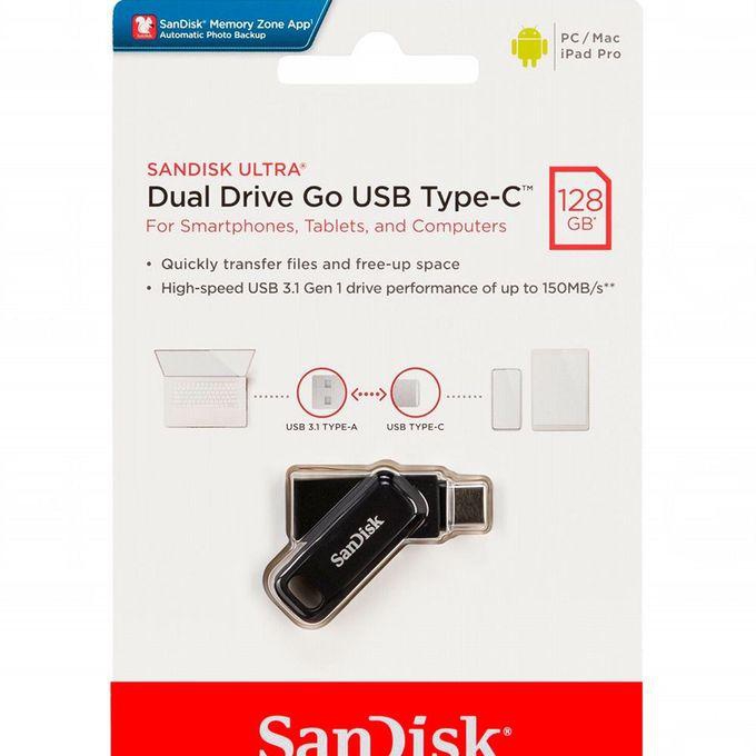 SanDisk 128GB Ultra Type-C OTG Flash Drive For Android Smartphones