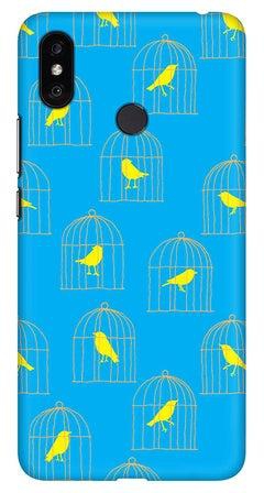 Matte Finish Slim Snap Basic Case Cover For Xiaomi Mi Max 3 Caged Birdy