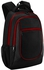 Laptop Backpack By Wunderbag (Black/Red)
