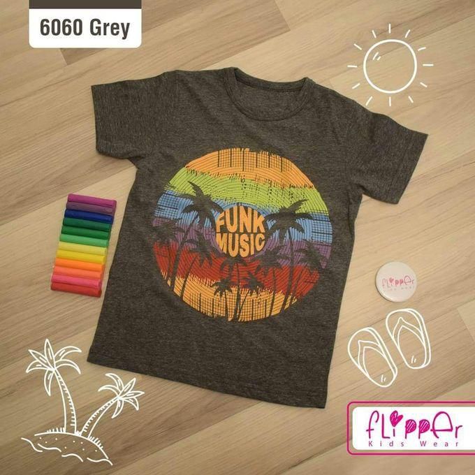 Flipper Flipper Boys Printed T-Shirt - Multicolor
