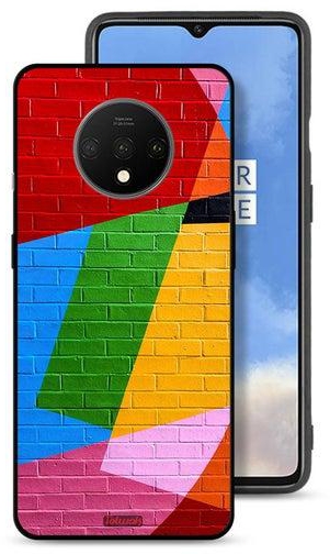 OnePlus 7T Protective Case Cover Colorful Wall Painting