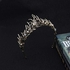 Vintage Princess Hair Crown Handmad Gold Leaf Tiara Pearl Bridal Crown Wedding Tiaras Hair Accessory