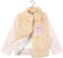 Girls' Fur Lined Jacket With Fleece Sleeves