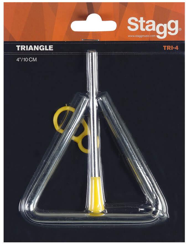 Buy Stagg 4" Triangle with Beater -  Online Best Price | Melody House Dubai