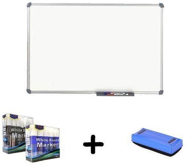 Magnetic White Board 50x70 With Sets Of Marker 20 PCS And Duster