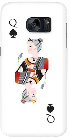 Stylizedd  Samsung Galaxy S7 Edge Premium Slim Snap case cover Matte Finish - Queen of Spades