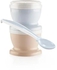 Thermobaby-2 Layer Storage Food Jars W/ Spoon Baby Blue- Babystore.ae