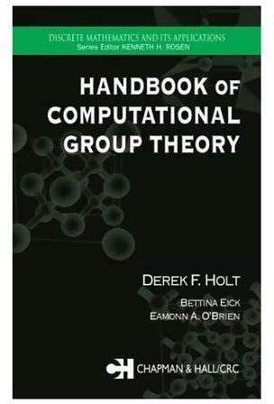 Handbook Of Computational Group Theory Hardcover English by Derek F. Holt - 13-Jan-05
