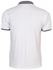 Shaphir White Men's T-Shirt With Grey Checked Collar