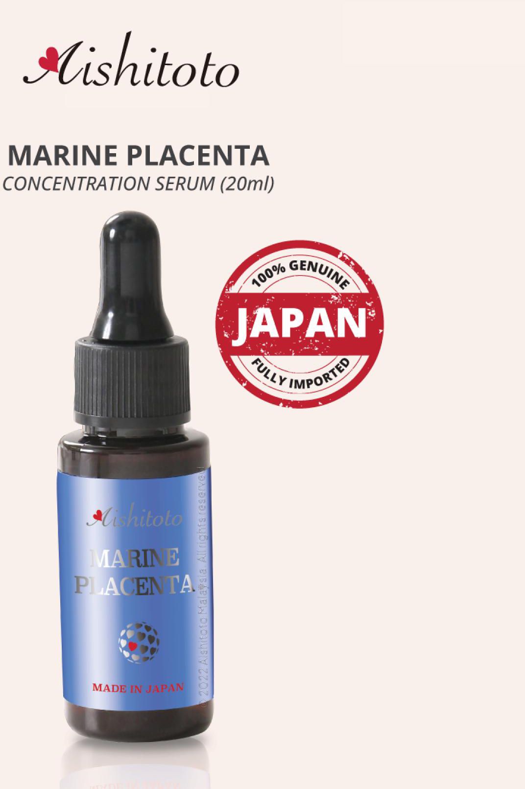 Aishitoto Marine Placenta Serum Anti Aging Anti Wrinkle 20ml