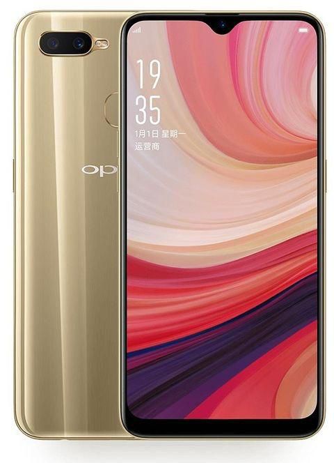 Oppo A7 - 6.2-inch 64GB Dual SIM Mobile Phone - Glaring Gold