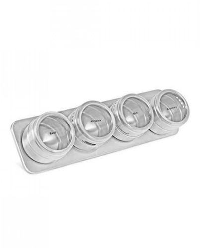 Generic Magnetic Spice Rack - Set Of 4