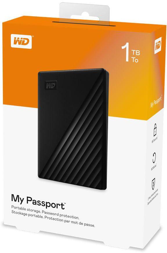 WD My Passport 1TB 2.5" External HDD (Black)