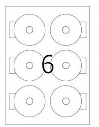 Xel-lent Mini CD Labels - Dia 78mm, [Pack of 600 Labels]