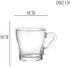 Delicate Glass Ware Transparent Glass Cup { 6pcs }