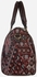 Variety Embroidered Handbag - Brown