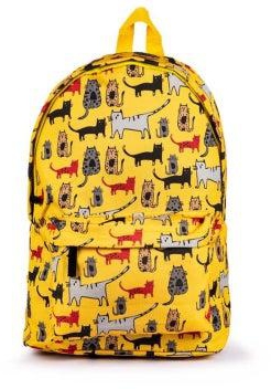 BiggDesign Cats Cotton and Polyester Womens Backpack