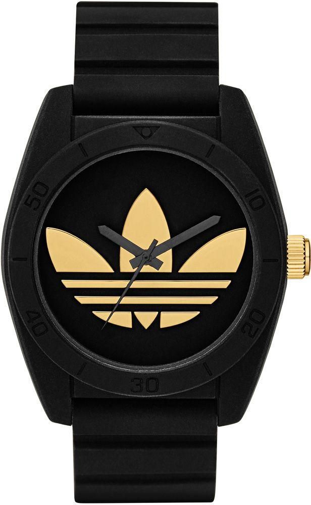 Adidas Santiago For Unisex Black Dial Rubber Band Watch - ADH2912