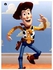 Toy Story 4 Woody Character Themed Metallic Plate Blue/Beige/Yellow 20x15cm