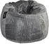 Get Bean2go Grand Fur Bean Bag, 70×90 cm - Grey with best offers | Raneen.com