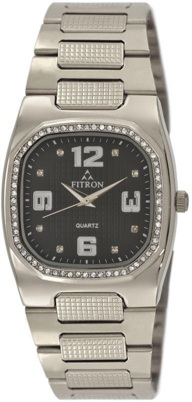 Fitron Watch for Men , Analog , Metal Band , Silver , FT7239MC11B11D02