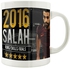 Pottery Mug Mohamed Salah 2016 - White - 100 Ml