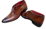 mens official Ethiopian genuine leather boot shoes