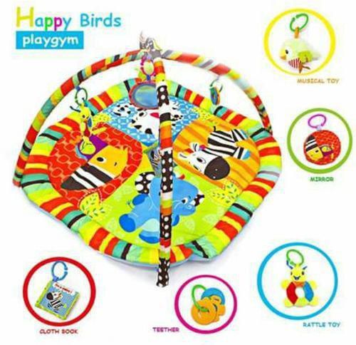 Generic Baby Play Mat, Activity Play Mat,Happy birds multi-color play gym
