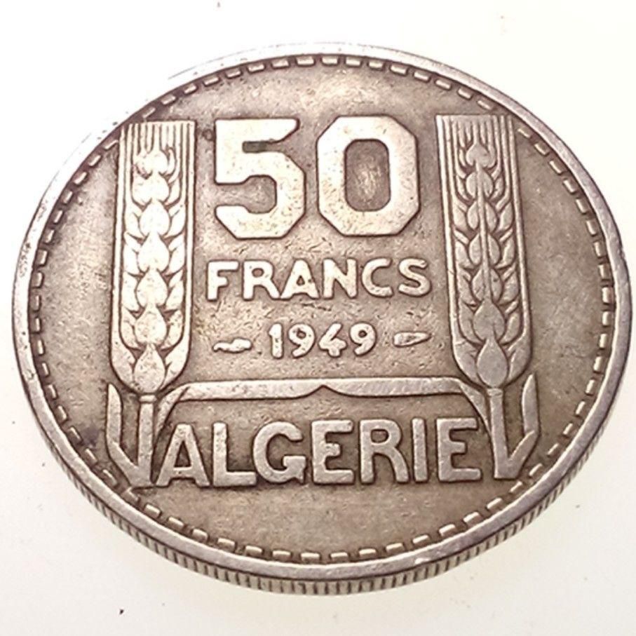 50 فرنك مستعمرات فرنسا الجزائرية 1949 م