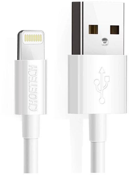 Choetech IP0026 MFi Certified Lightning to USB Cable, White