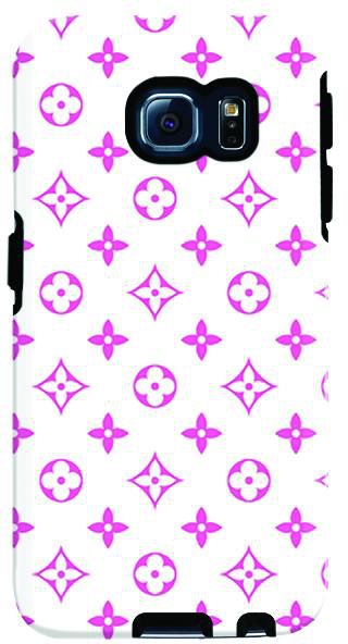 Stylizedd Samsung Galaxy S6 Edge Premium Dual Layer Tough Case Cover Gloss Finish - Lovely Violets Pink