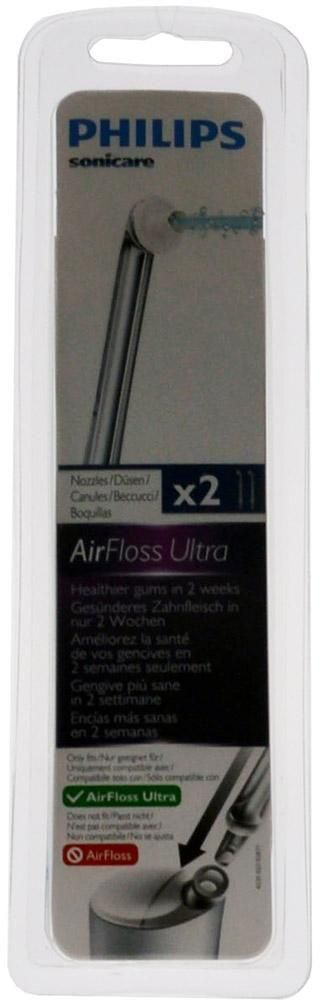 Philips Sonicare AirFloss Replacement Nozzles, 2 Pcs Blister Pack - HX8032
