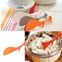 Allwin Eco-Friendly Cute Kitchen Squirrel Rice Paddle Scoop Spoon Ladle Color Random
