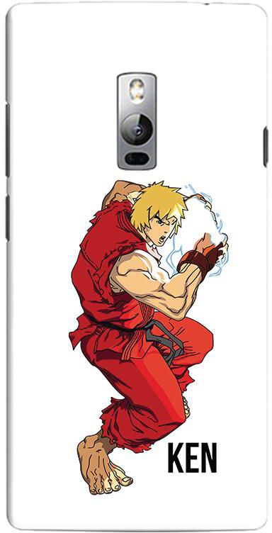 Stylizedd OnePlus 2 Slim Snap Case Cover Matte Finish - Street Fighter - Ken (White)
