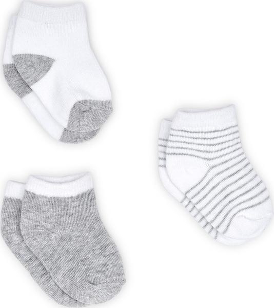 Grey & White Baby Socks Set