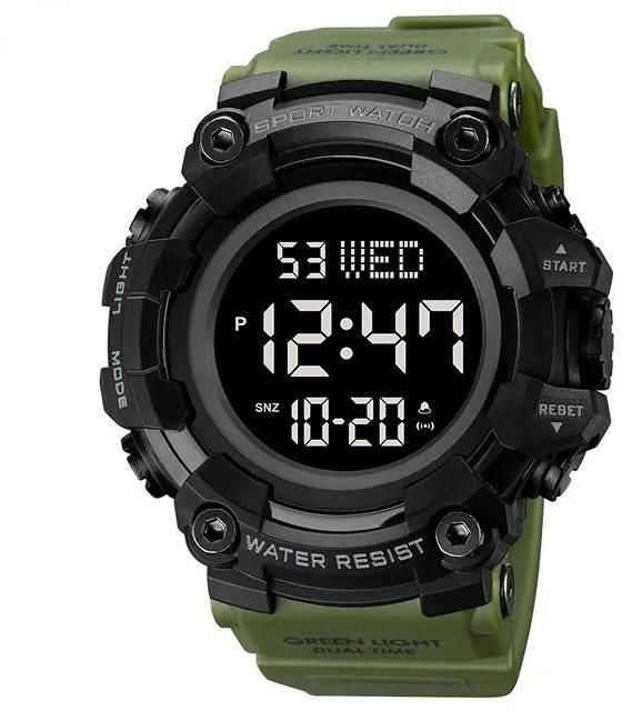 Top Luxury Brand Digital Sport Watch LED Light Display Electronic Countdown Date Clock Waterproof Alarm Men's Watches